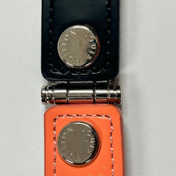 Louis Vuitton Womens Maison Fondée en 1854 Belt 75cm (30in) Salmon & Black W/Box - Picture 8 of 16